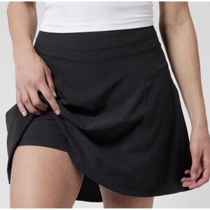 NEW! Athleta All Day Skort  Jupe Short All Day Zip Back Pocket Black SZ 10